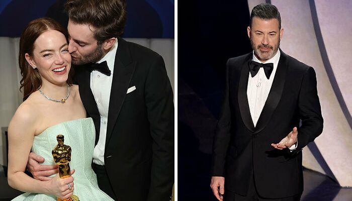 Emma Stone Whispered To Husband After Jimmy Kimmel’s Jab At Her Movie: Did She Say ‘Prick’?