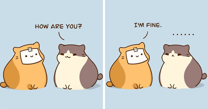 Illustrator Captures The Playful Spirit Of Cats In Heartwarming Comics (19 Pics)