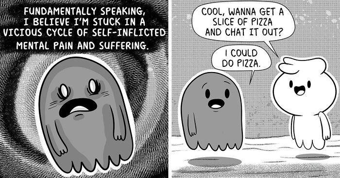 30 Wholesome Comics That Will Boost Your Positivity Levels By This Artist