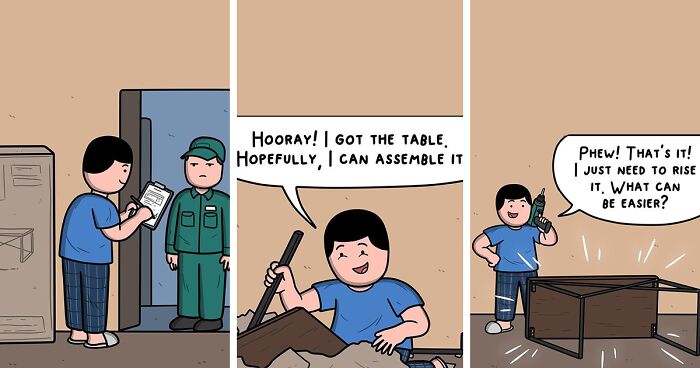 25 New Dark-Humored Comics With Unexpected Twists By This Artist