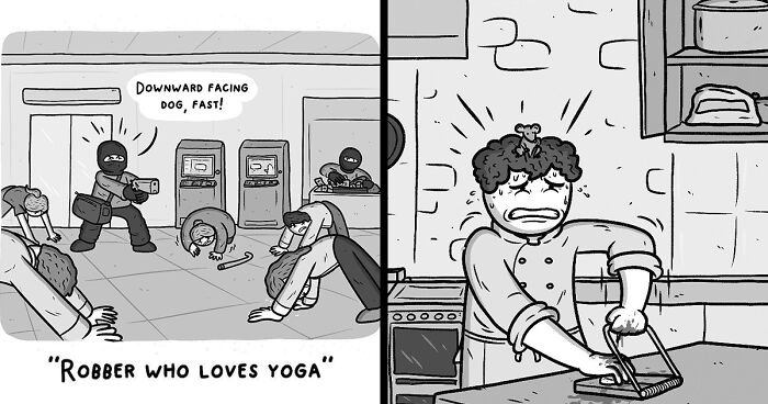 Artist Creates Witty Dark Humor Comics With Surprising Endings (25 New Pics)