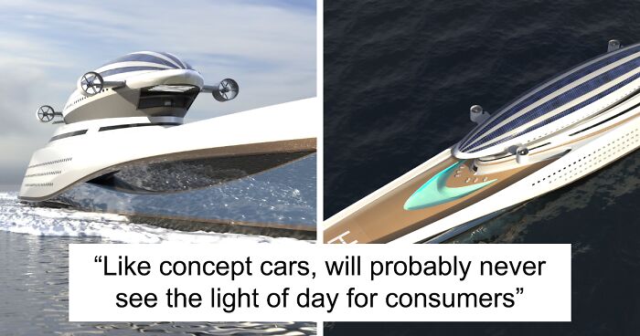 Concept Images Reveal $1B Mega Yacht With Its Own Blimp, Helicopter Pad, And Room For 64 Passengers