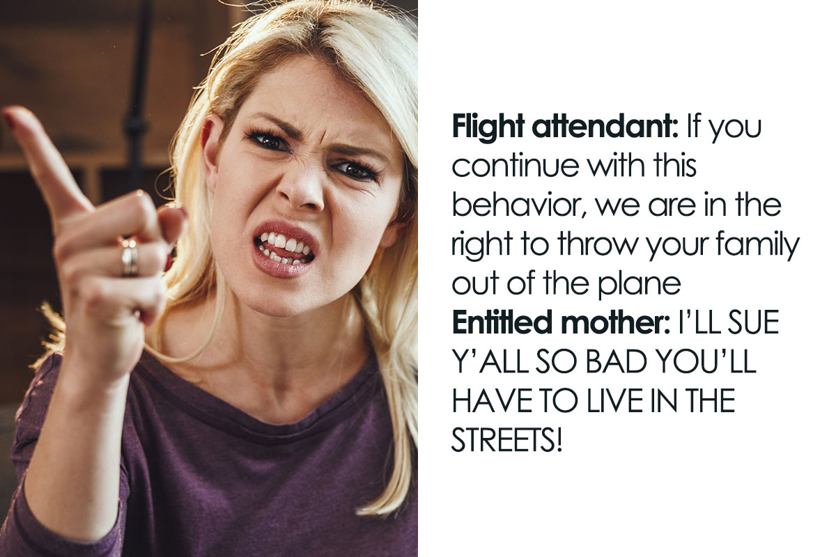 Entitled Mom Thinks I Should Give My Plane Seat To Her Spoiled Brat, Fights  Over It” | Bored Panda