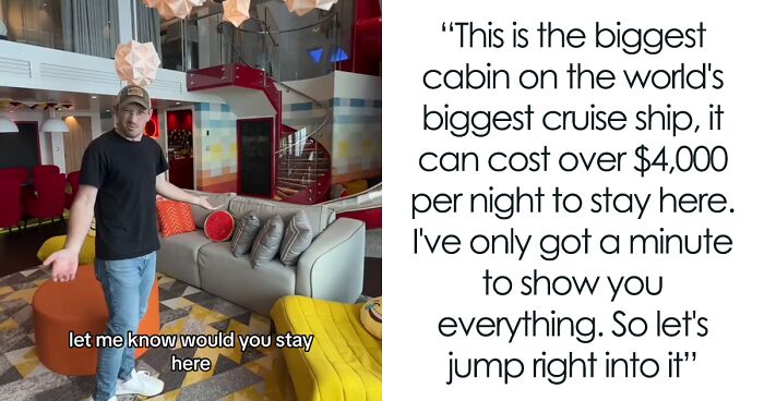 Take The Slide Instead Of The Stairs When You Get A Luxury $4000-A-Night Cabin On This Cruise Ship