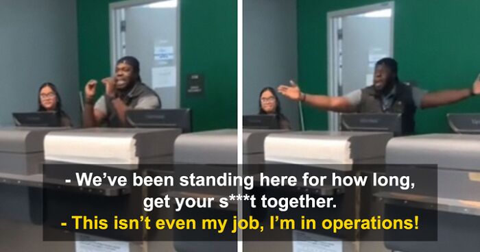 “I Will Call The Police”: Airline Clerk Screams At Passengers Who Were Sent To Customer Service