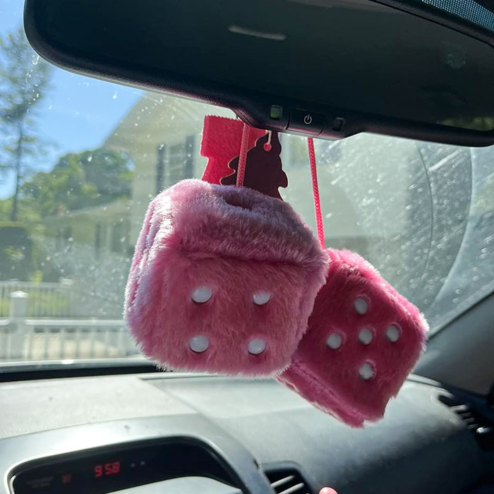 Decorate Your Ride With These Too-Cute-To-Handle Furry Dice – A Quirky Blast From The Past!