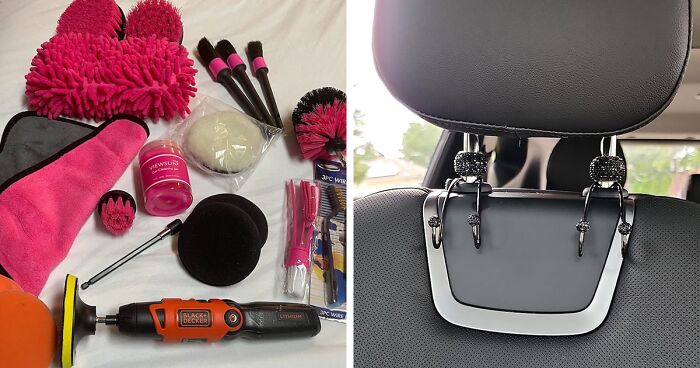 44 Girly Car Products That Are Both Adorably Chic And Super Useful 