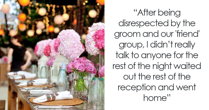 Person Attends 'Best Friend's' Wedding, Finds No Saved Seat For Them At The Reception