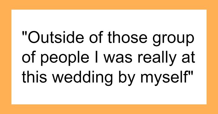 Person Attends 'Best Friend's' Wedding, Finds No Saved Seat For Them At The Reception