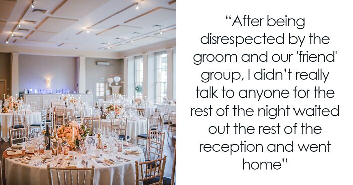 Wedding Guest Upset Finding No Reserved Place At Reception, Questions Friendship With The Groom