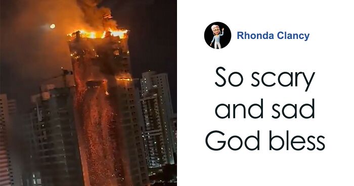 Fire Engulfs High-Rise Building In Brazil