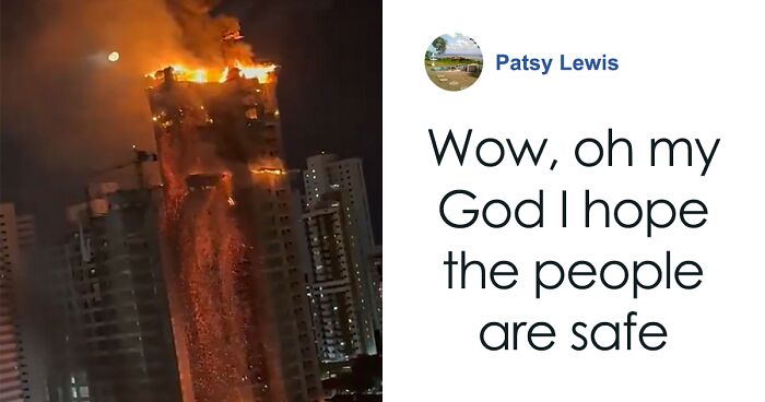 Fire Engulfs High-Rise Building In Brazil