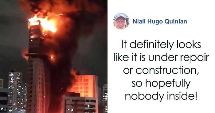 Fire Engulfs High-Rise Building In Brazil