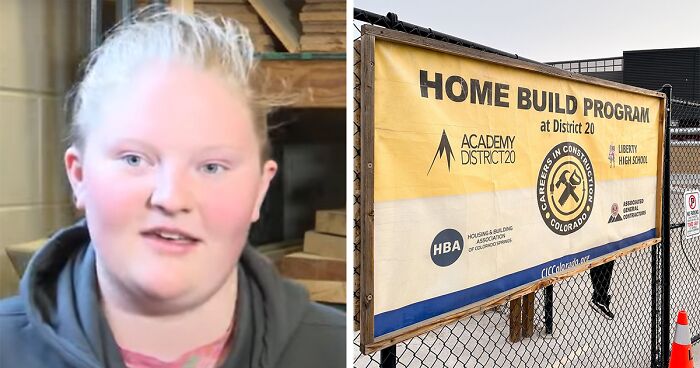 18 Y.O. Spent 3 Years Building A House In Class, Her Parents Surprise Her By Buying It