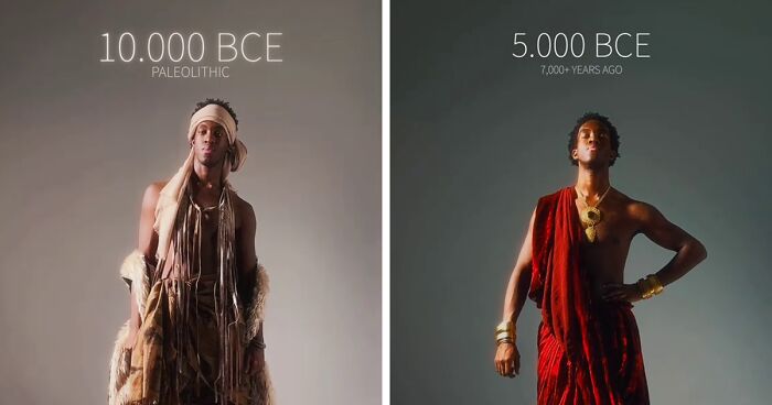 Guy Goes Viral By Creating Outfits For Various Historical Times, Even For The Future (34 Pics)