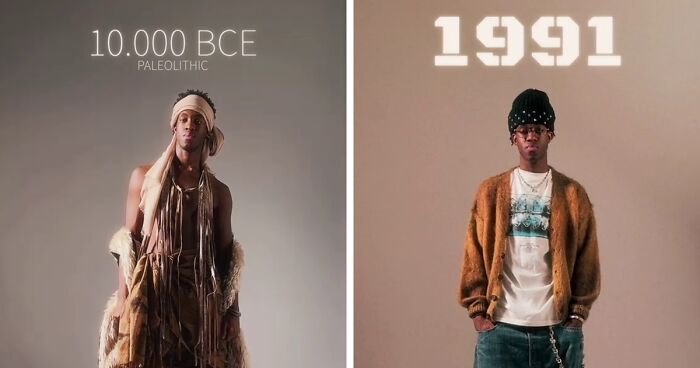 Guy Goes Viral By Creating Outfits For Various Historical Times, Even For The Future (34 Pics)