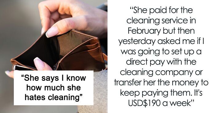 Woman Is Fired, Gets Upset When Husband Wants To Save Money By Getting Rid Of Housekeeping Services