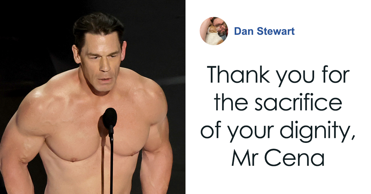 “This Was Hysterical” John Cena’s Nude Appearance At 2024 Oscars