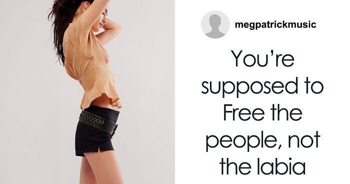 “Free People” Released Shorts That Barely Cover Anything, And People Are Having Fun With It Online (30 Reactions)