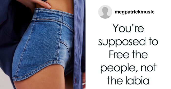 “Free People” Released Shorts That Barely Cover Anything, And People Are Having Fun With It Online (30 Reactions)