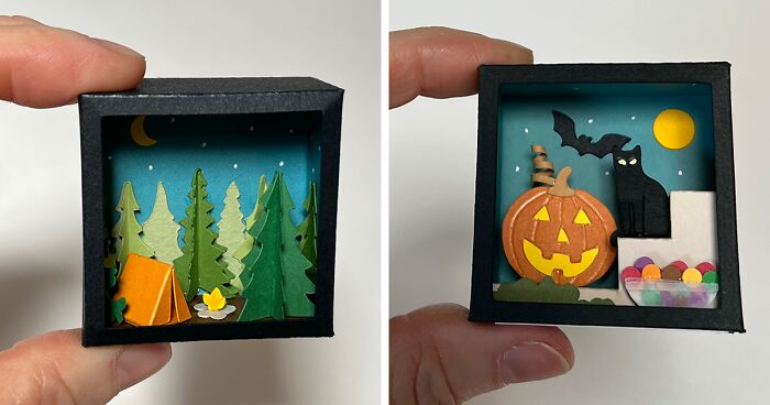 My 25 Petite Cut Paper Creations