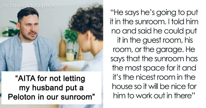 Woman Puts A Lot Of Love Into Designing Sunroom, Husband Threatens To Ruin It With A Peloton