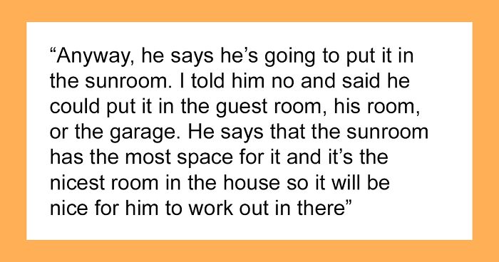 Man Intent On Placing Peloton In Wife’s Sunroom, She Suggests He Use His “Man Cave” Instead