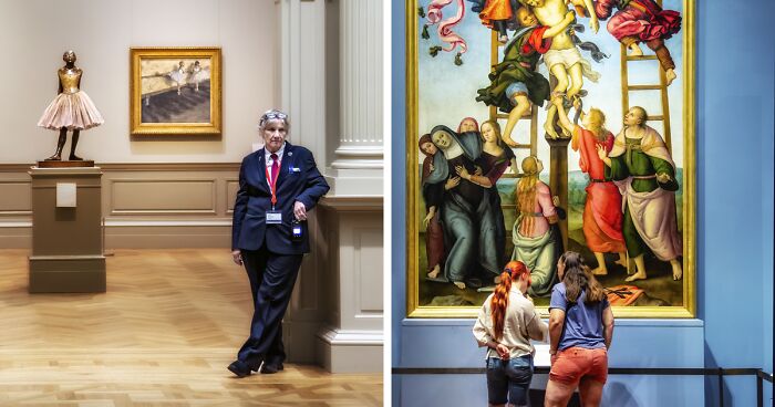 Life Imitates Art: I Took 19 Photos In The Museum To Show How Everyday People Reflect Art