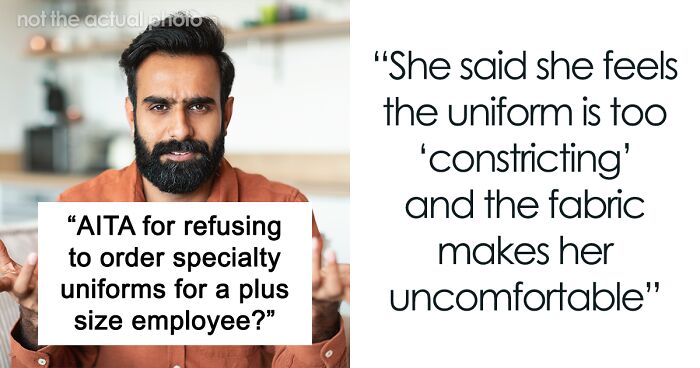 Plus-Size Worker Accuses Boss Of “Discriminatory Practices” After Being Refused New Uniform