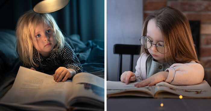 I Took 18 Portraits Of Children With Books To Revive Reading Habits