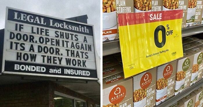 80 Funny And Question-Raising Signs Shared By Internet Users