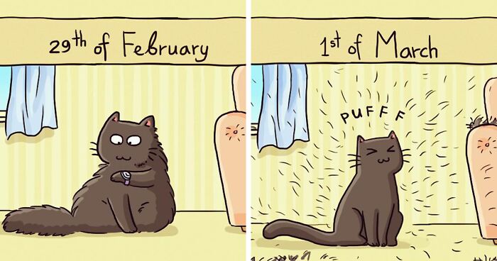 30 Comics Perfectly Depicting Hilarious Cat Antics, By This Artist From Tallinn