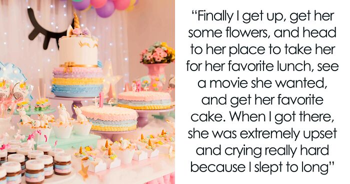 Woman Receives Flowers, Cake, And Plans For Her Birthday, Still Gets Angry Because BF Falls Asleep