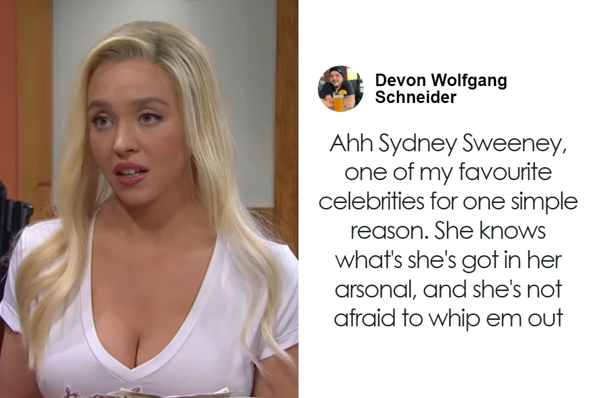 Culture Report  Sydney Sweeney's cleavage on SNL sparks bizarre