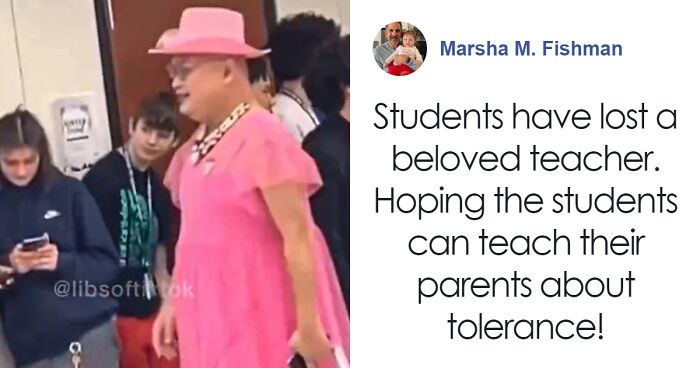 Teacher Who Was Put On Administrative Leave For Wearing Pink Dress Resigns From High School