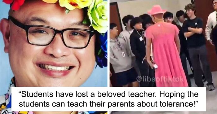 Male Teacher Resigns After Video Of Him Wearing Pink Dress On Campus Goes Viral