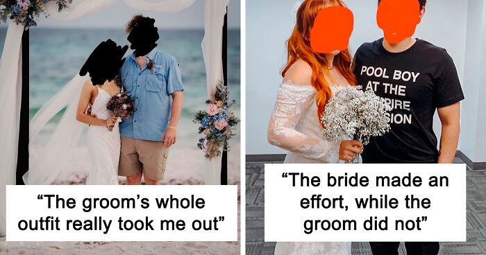 35 Grooms That Seem To Have Forgotten Whose Wedding They’re Attending