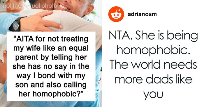 “The World Needs More Dads Like You”: Man Stands Up For Gay Son When Wife Says Not To Hug Him