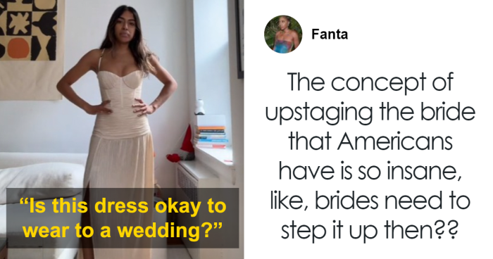 Woman Sparks Debate About “Western Wedding Culture” After Asking If Dress Color Is Okay To Wear