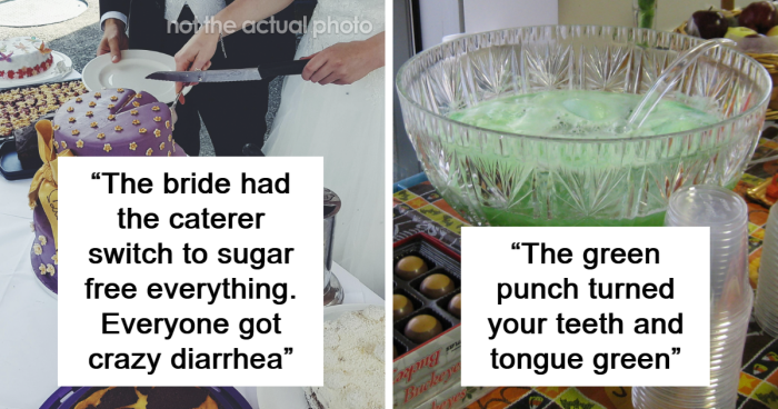 34 Times Wedding Guests Were Horrified By The Food They Were Served