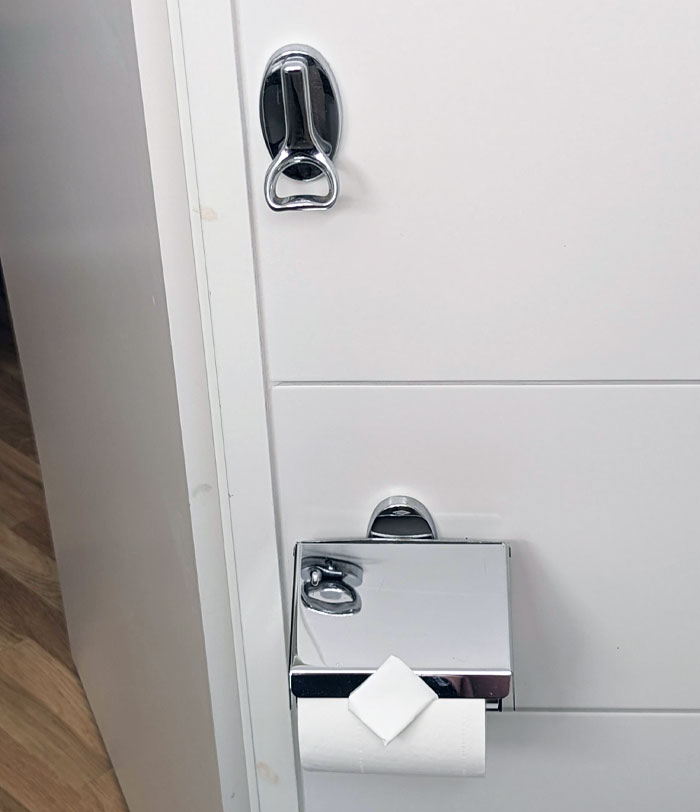 My Hotel Bathroom Has A Bottle Opener