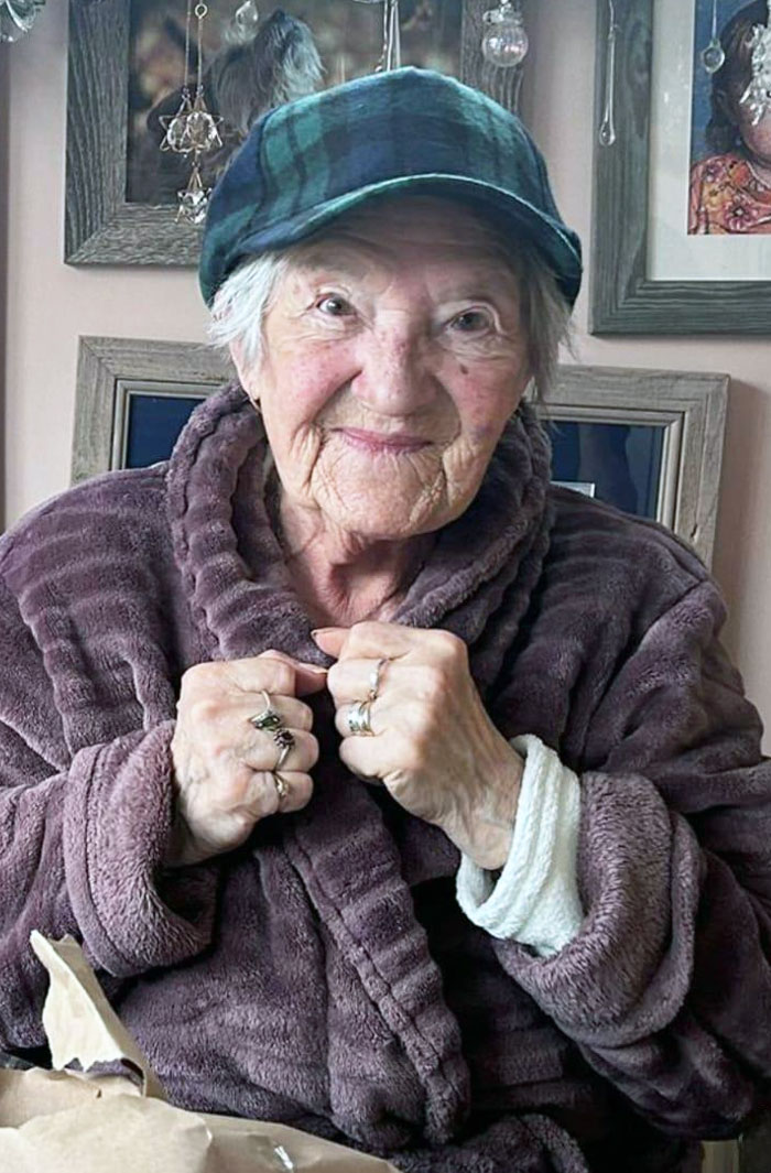 My Mom's Favorite 90th Birthday Present - The Hat. She's As Lovely As Her Smile