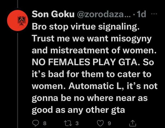 Men Are Mad That Gta Vi Will Include A Female Protagonist