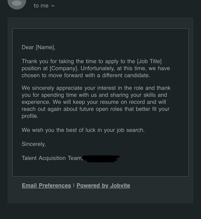 Job Rejected Me Without Changing The Chatgpt Template💀