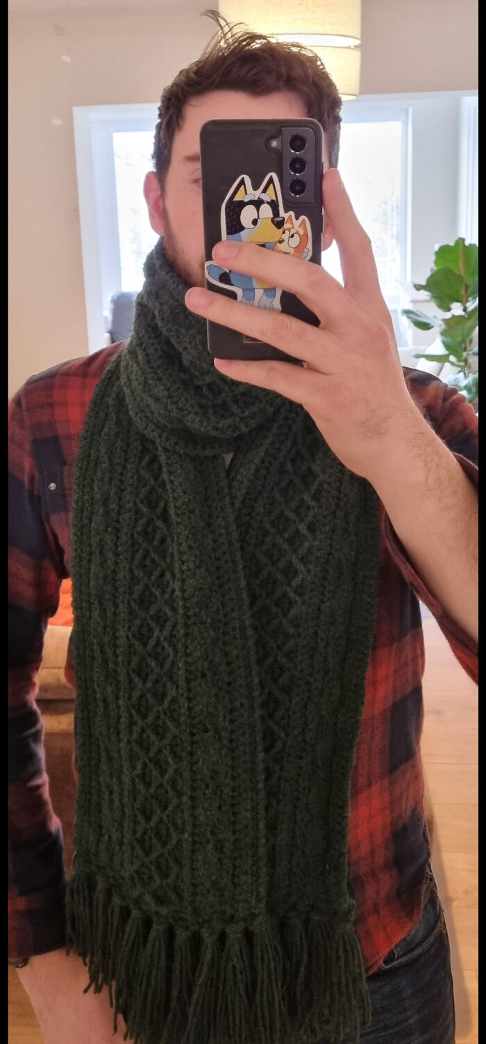 Finished My Scarf And I Couldn't Be More Proud