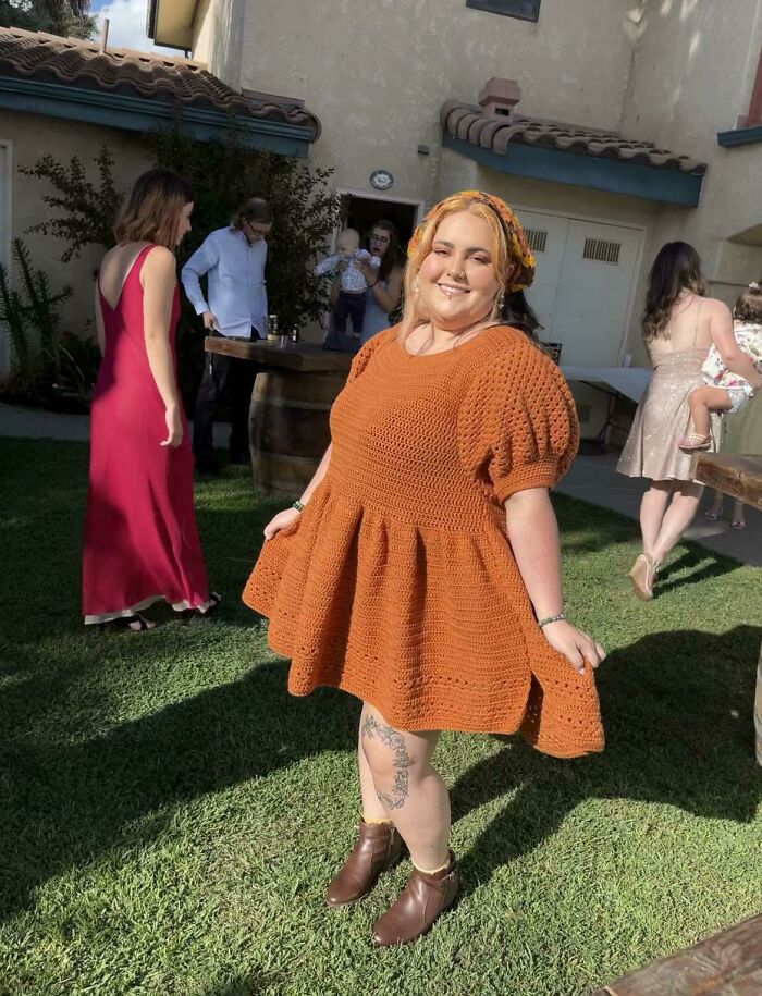 My First Dress, For A California Wedding. Nothing Special But I'm Feeling Pretty Proud Of It Today!