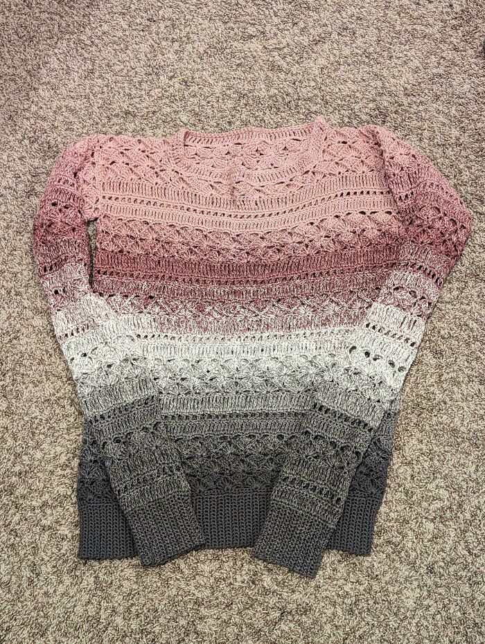 Finished My First Sweater
