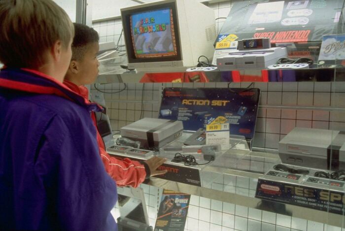 At A Toys R Us, 1991