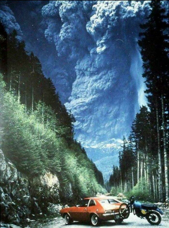 Mount St. Helens Erupts In 1980