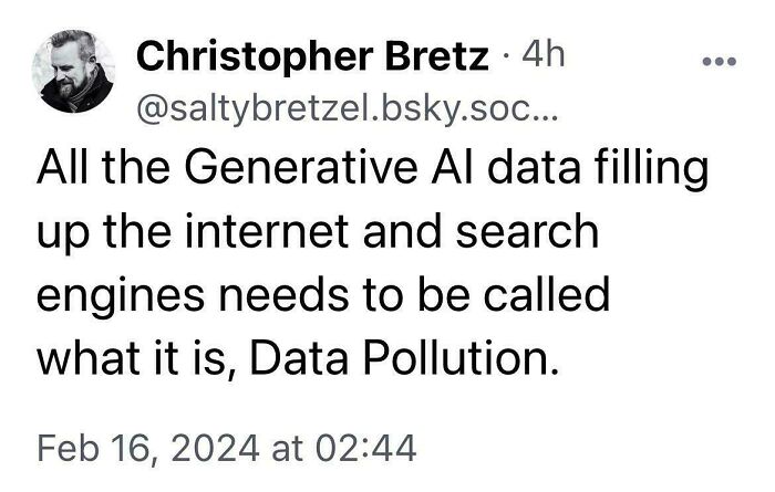 Data Pollution